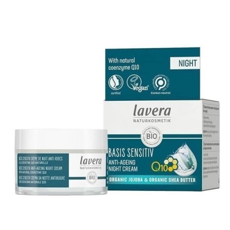 Crema de Noche Basis Sensitiv Q10 Lavera