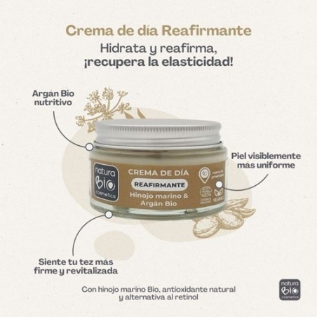 Crema de día Reafirmante Naturabio